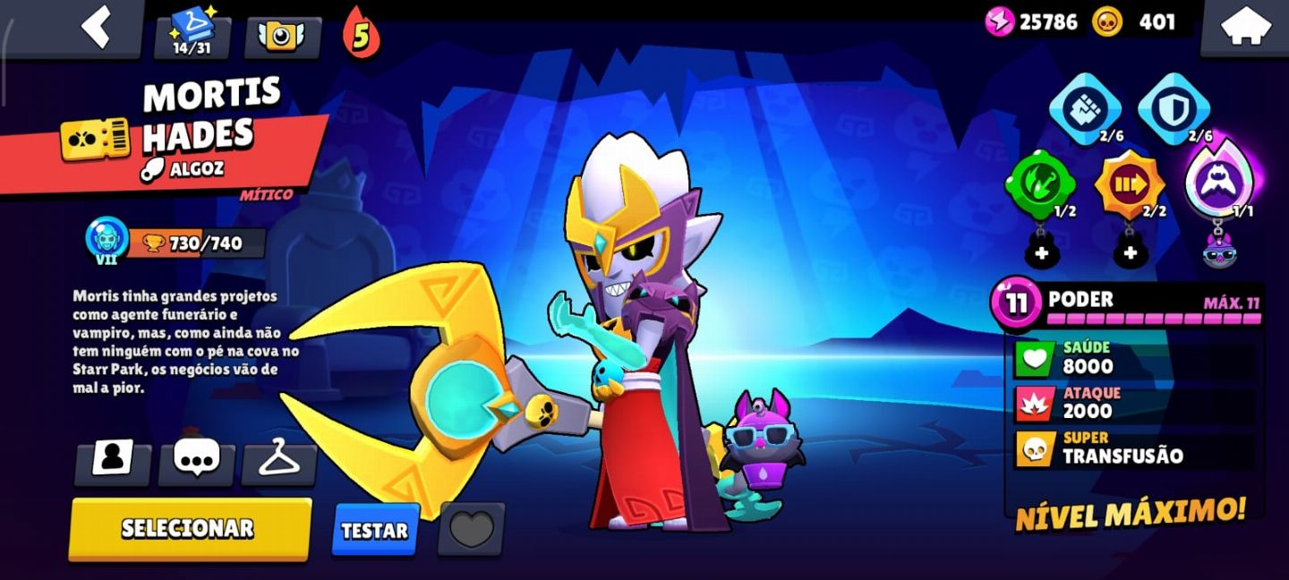 Conta Brawl Stars 42151 Troféus, 14 Lendários, conta criada em 2019!!!