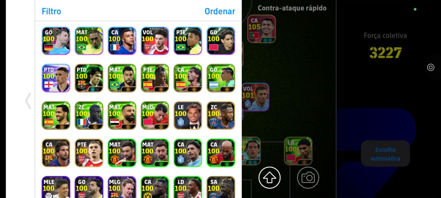 Conta com CR7 limitado, yamal blitz prime, ferran torres copa, e muitos outros