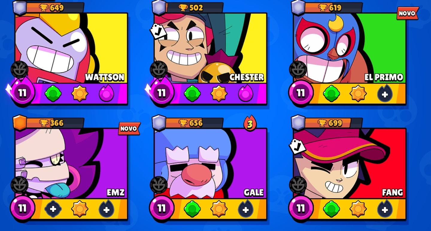 CONTA BRAWL STARS DE COLECIONADOR + CONTA CLASH ROYALE MUITO RARA