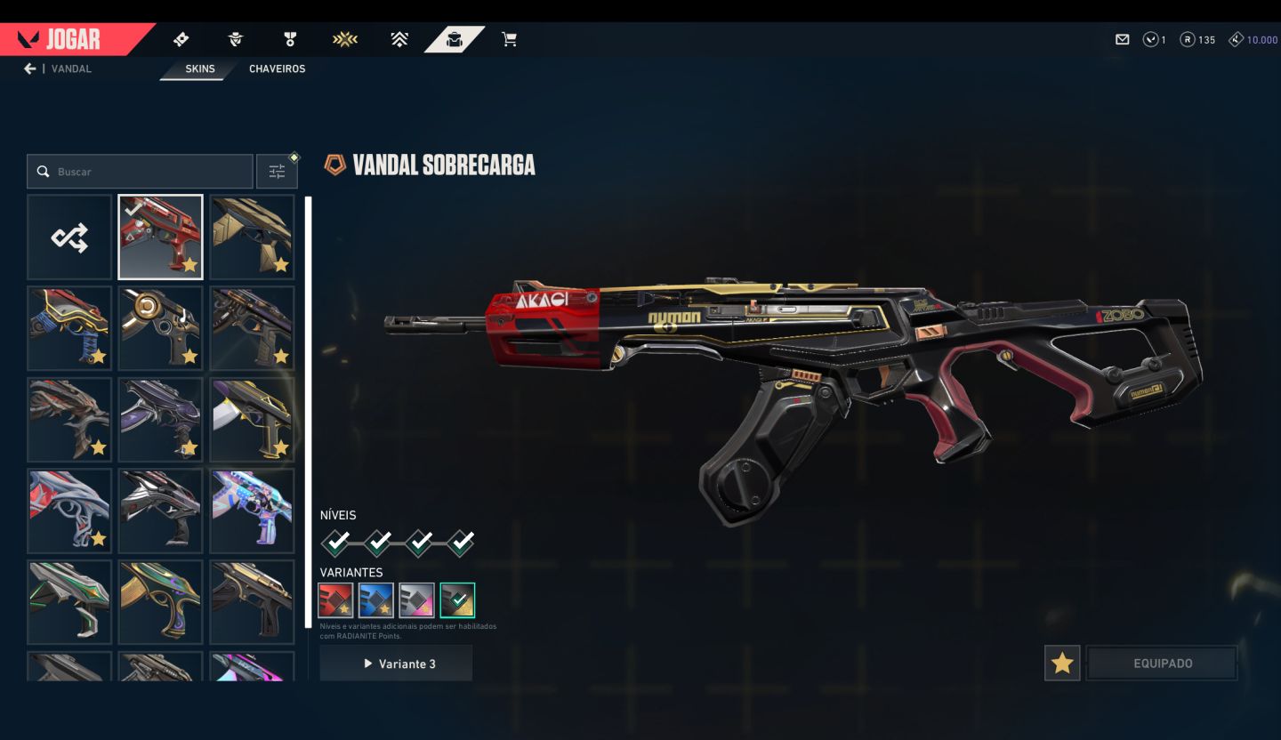 VALORANT 66K VP | CHAMPIONS 2024 + KARAMBIT ION + SAQUEADOR + ARAXYS + 14 FACAS