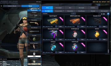 Conta Point Blank Major 2 com diversos itens antigos e patente alta
