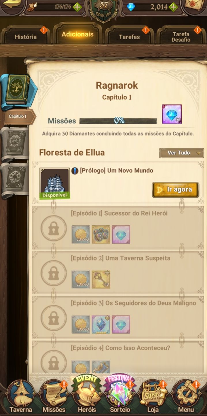 CONTA COM 1.7K DIAMANTES SEM VÍNCULOS