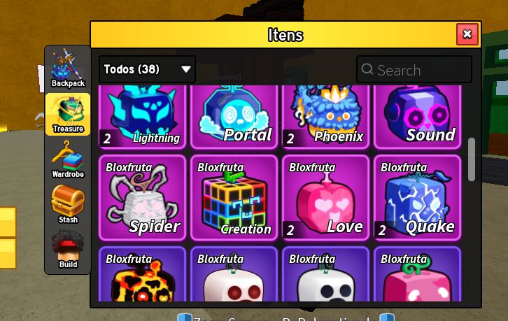CONTA ROBLOX COM SKINS DE CRIA E NORMAL - FOCADA EM BLOX FUITS SEMI FULL TUDO