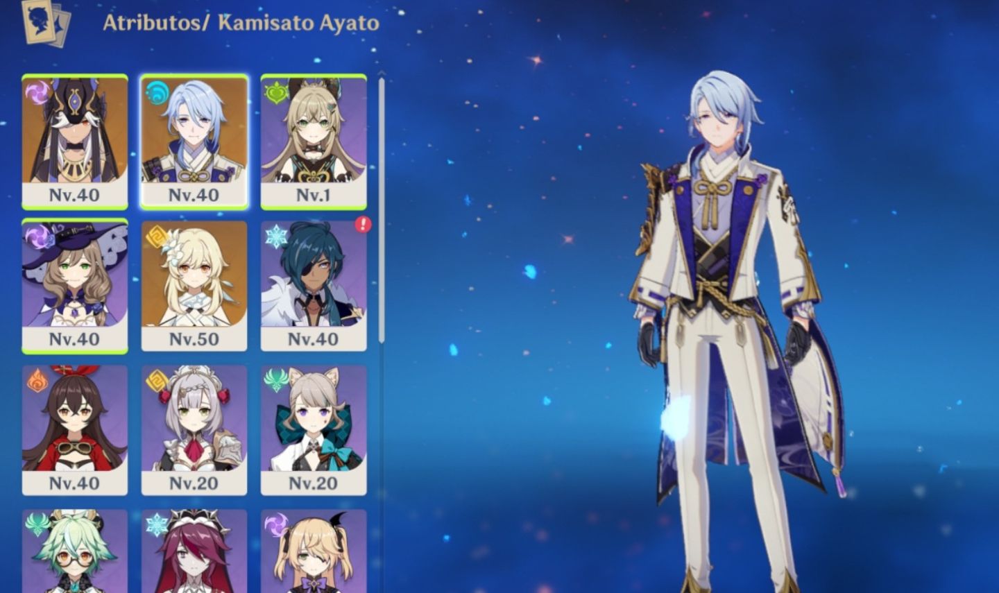 Vende-se conta com ayato+Bis,e cyno