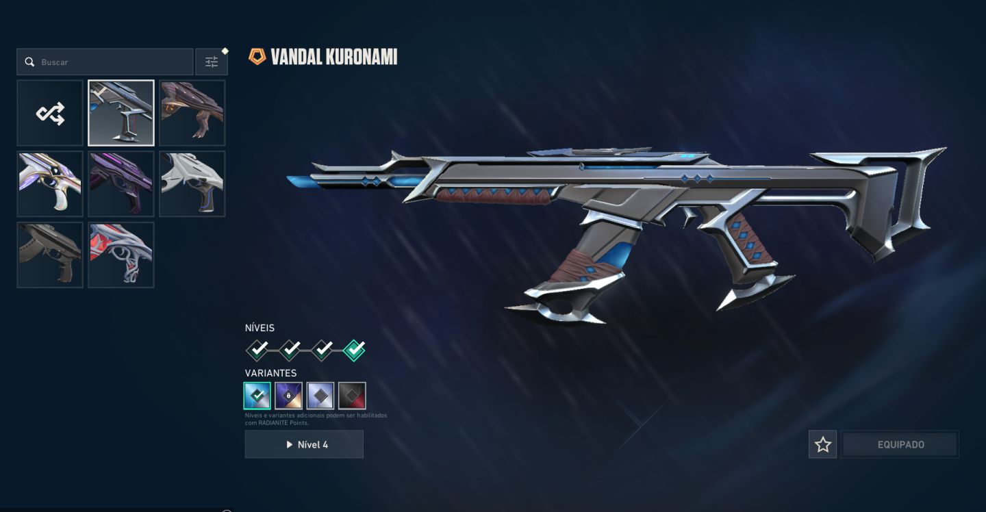 CONTA DE VALORANT C/ MUITAS SKINS - EX DIAMANTE 1