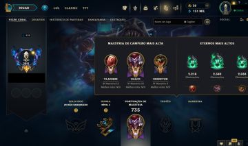 Conta Lol de 2014 / 874 Skins / Nivel 448 / 408 Icones