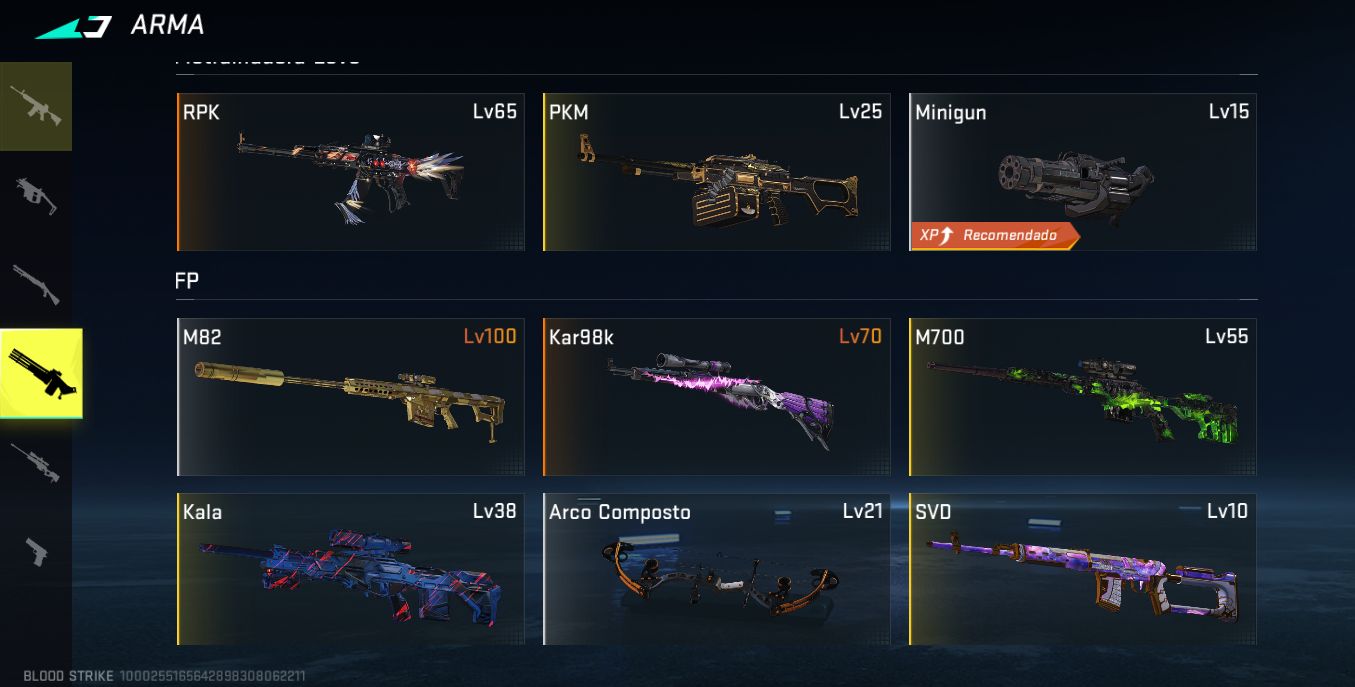 CONTA BLOODSTRIKE/FACAS/MUITAS SKINS/ COM MAIS DE 1000 DIAS