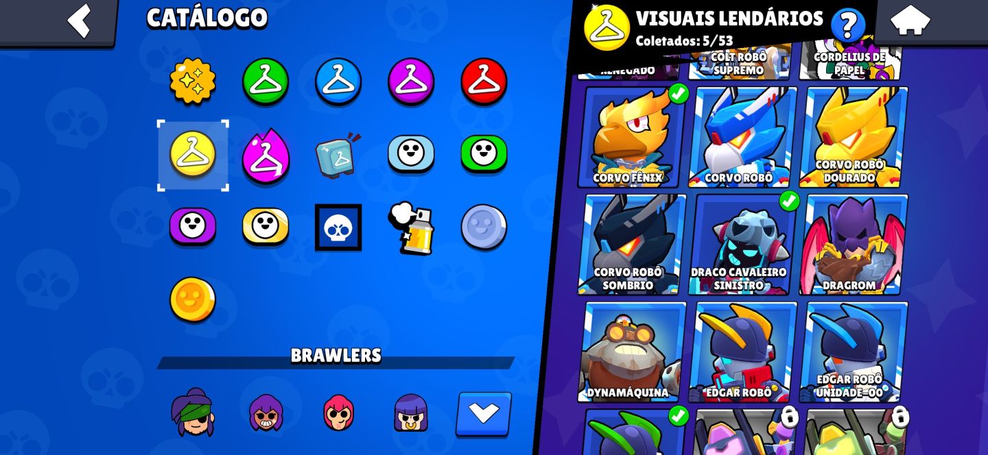 Conta de brawl, muito boa