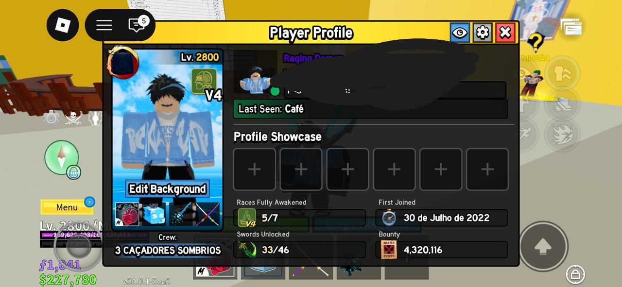 Conta com 51k de robux gastos