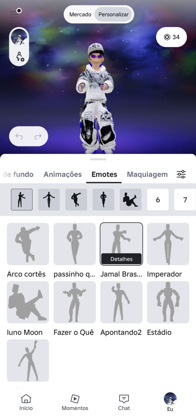 Conta do Roblox skins robux game pass no Brookhaven
