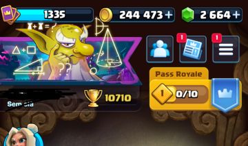 Conta clash royale 10 anos, 10k troféus