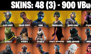 48 skins | Elite Agent | Travis Scott | Fixer | Trailblazer