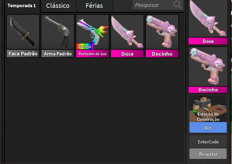 ARMAS E FACA MM2//MELHOR PREÇO DO SITE