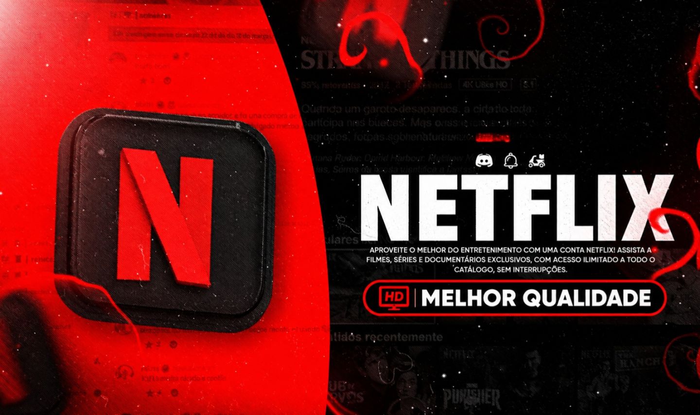 NETFLIX 4K - TELA PRIVADA EXCLUSIVA POR 30 DIAS ENTREGA AUTOMÁTI