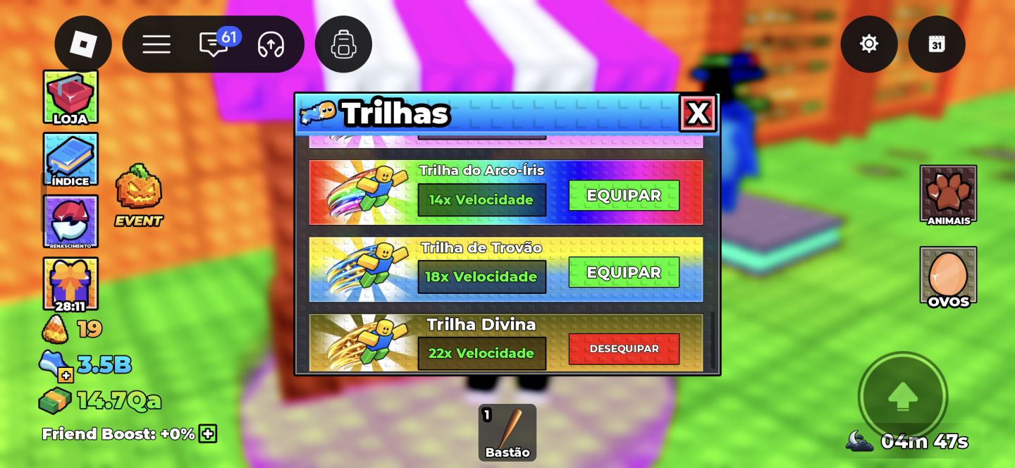 Conta de roblox com pets raros