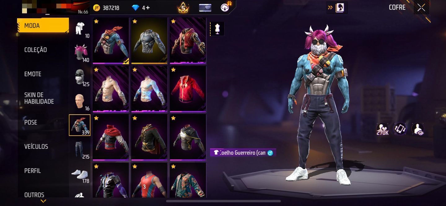 CONTA RARÍSSIMA DE FREE FIRE, 7 ANOS, ITENS RAROS E ANTIGOS, PROMOÇÃO RELÂMPAGO!