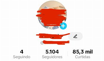 CONTA TIKTOK 5K SEGUIDORES