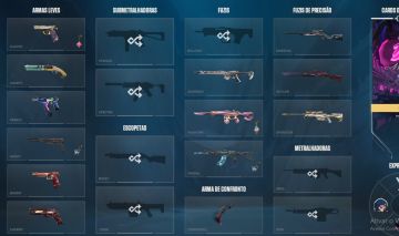 Conta valorant com mais de 3k em skins