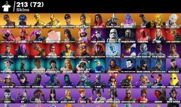 Conta Fortnite com Travis Scott, Pode rir, Bate-cabeça, T800, 213 +skins.