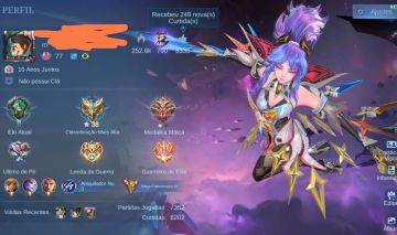 Conta mobile legends assassino