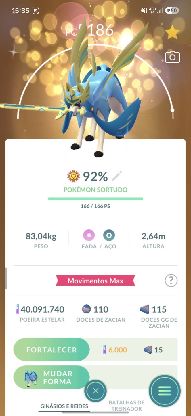 CONTA POKEMON GO MUITO SHINY