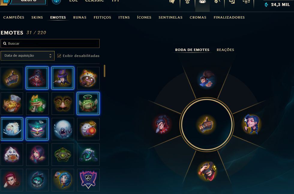 Conta lv 49 smurf 8skins e 4 frag skins Prata 2 7w