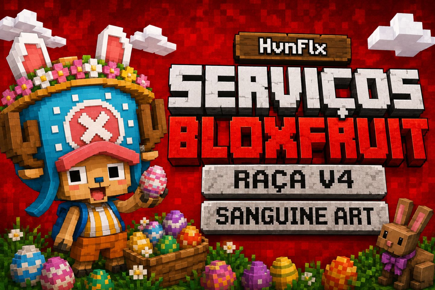 Servicos de bloxfruits draco sanguine-art raca v4 blox fruits nao e conta