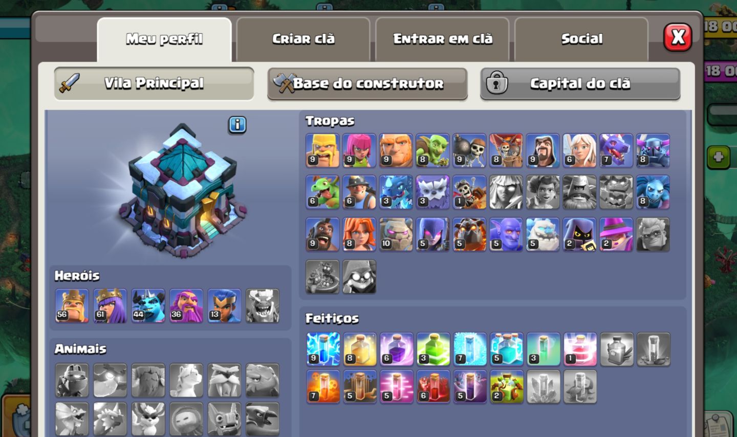 CONTA DE CLAHS OF CLANS CV 13 SEMI FULL