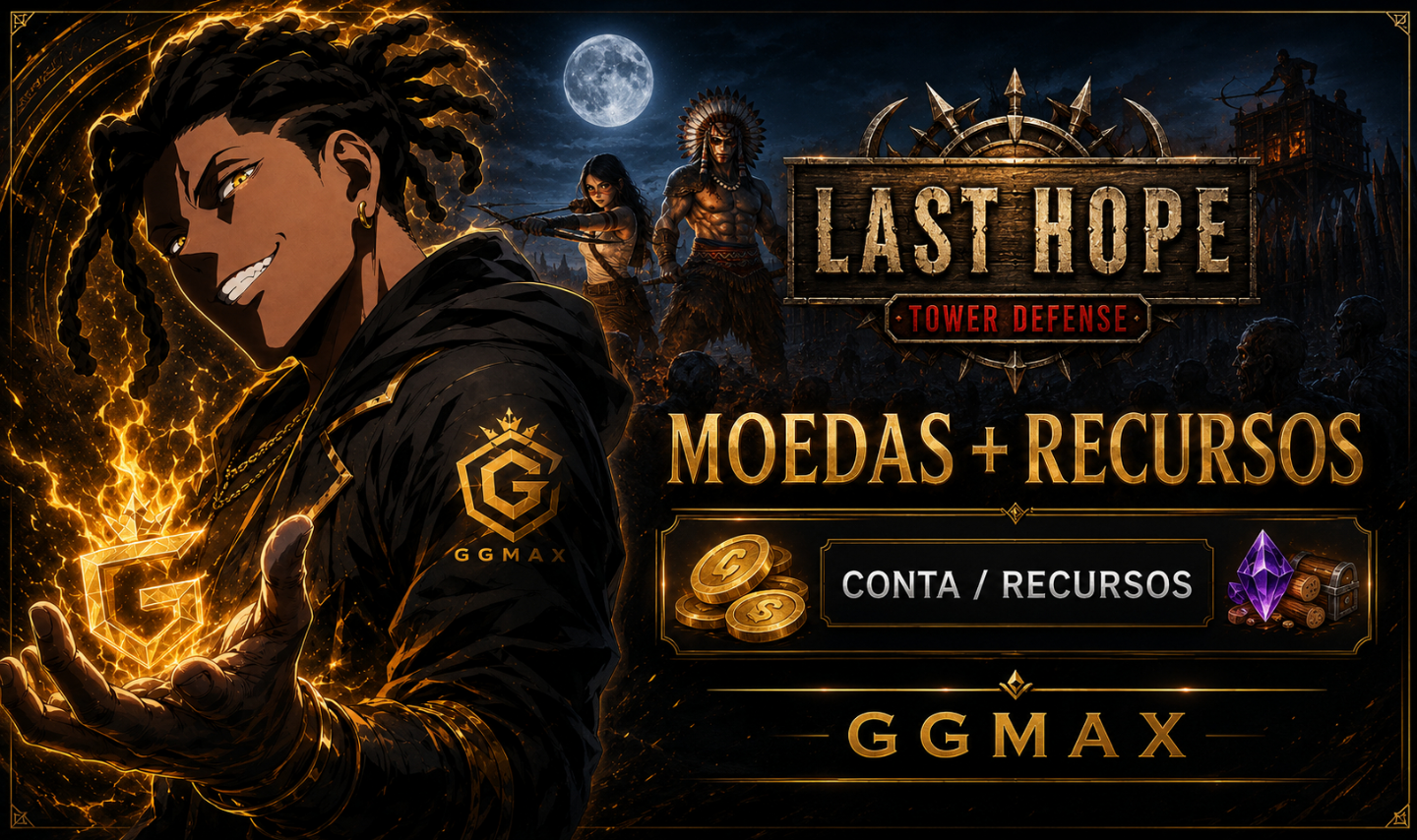 LAST HOPE - TOWER DEFENSE | MOEDAS + RECURSOS | ANDROID APENAS | ENTREGA RÁPIDA
