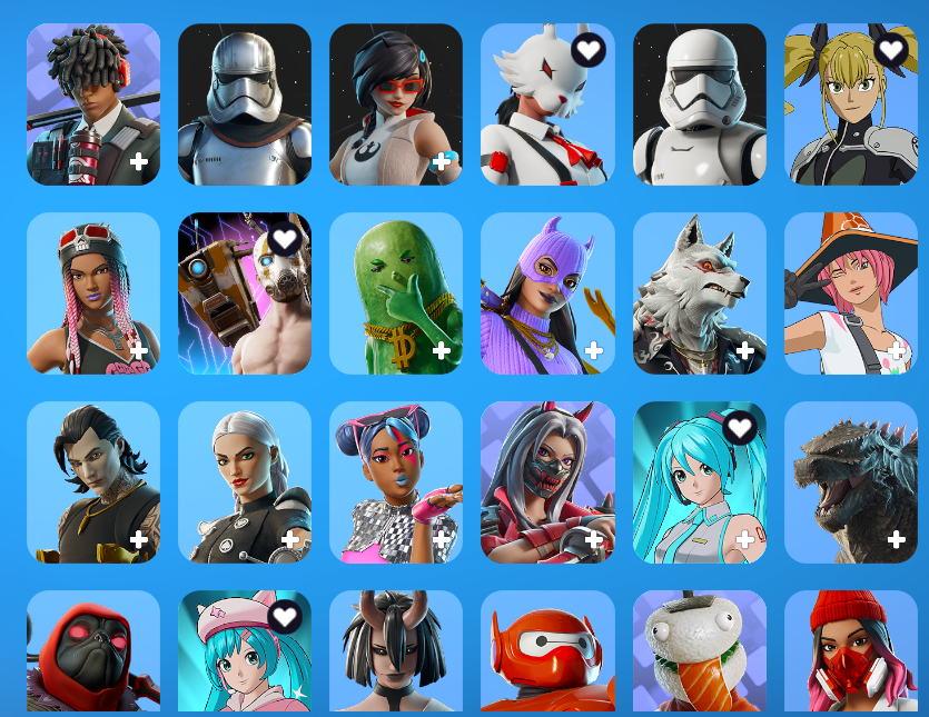 Conta Fortnite com +600 skins