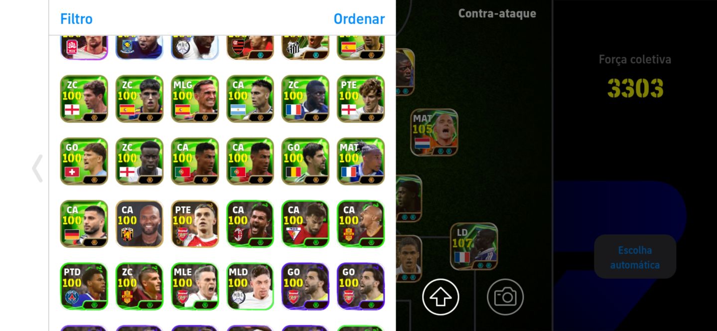 CONTA EFOOTBALL FULL META 2027 | PELÉ 108/ CR7 107/ ZOLA 107 ENTRE OUTROS
