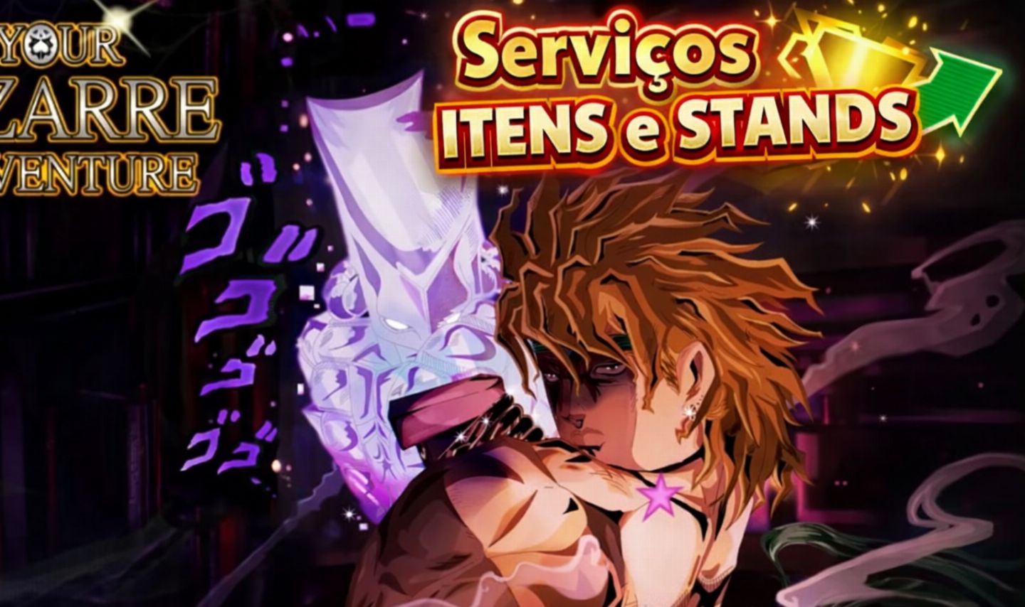 [Menor preço] Yba | Your Bizarre Adventure | Serviços | Stands | Itens| Baratos!