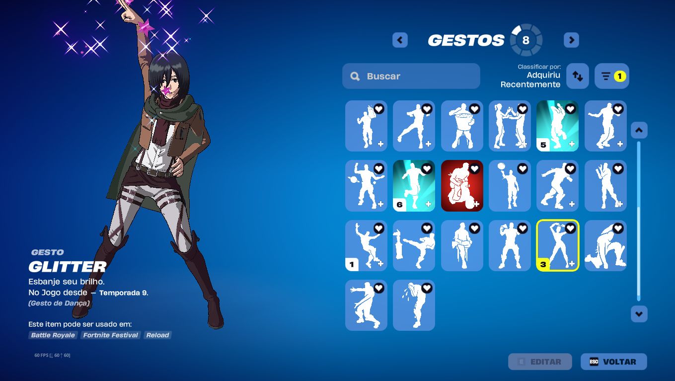 (Preço negociável) Conta 145 skins + 1k Vbucks, 100% segura!!! Fortnite