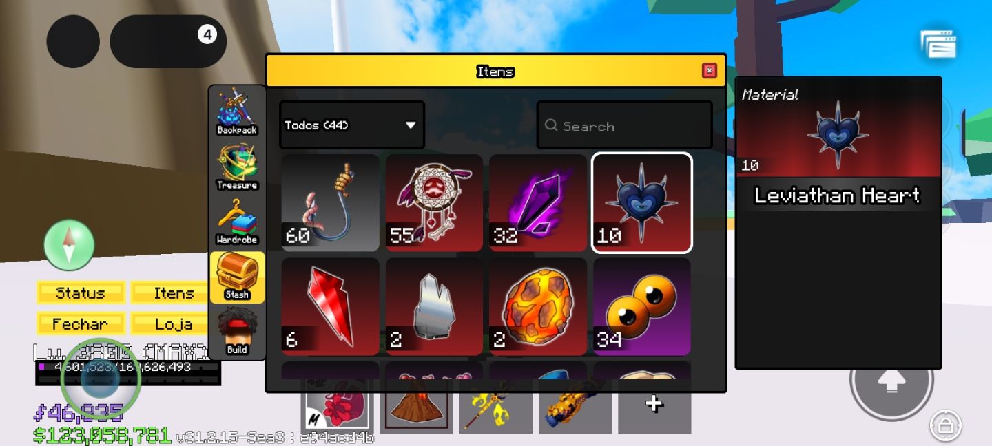 CONTA BLOX FRUITS INSANA PRO PVP! PREÇO A NEGOCIAR. SÓ VEM!
