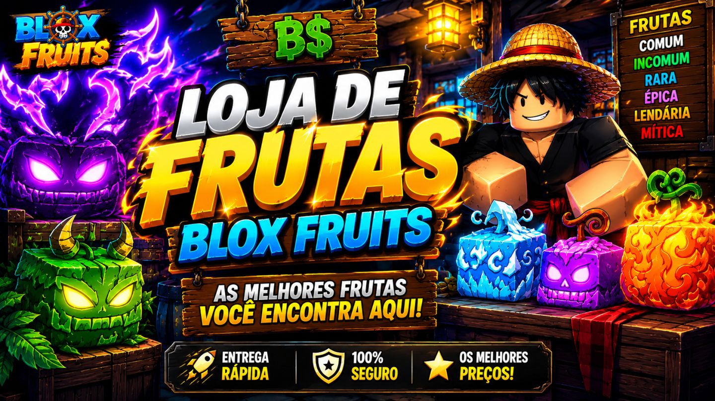 FRUTAS E SKINS LIMITADAS BARATINHAS | 100% CONFIÁVEL E SEGURA