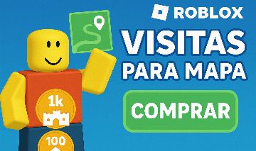 VISITAS NO SEU MAPA DO ROBLOX + 50 SEGUIDORES DE BRINDE!!! (LEIA A DESCRIÇÃO)