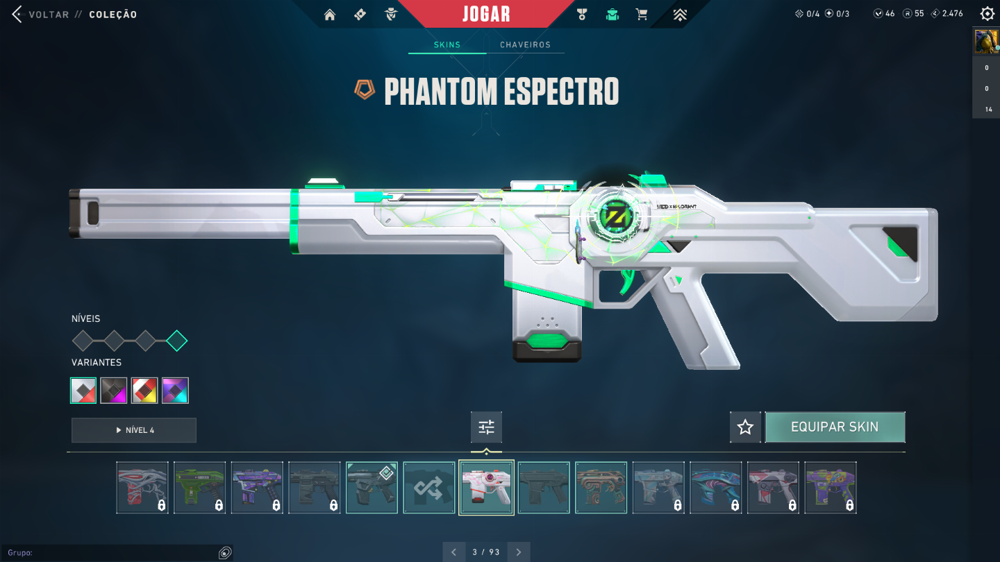 Conta Valorant com Skins | Full Acesso | Dima 2 (negociável) [Entrega Rápida]