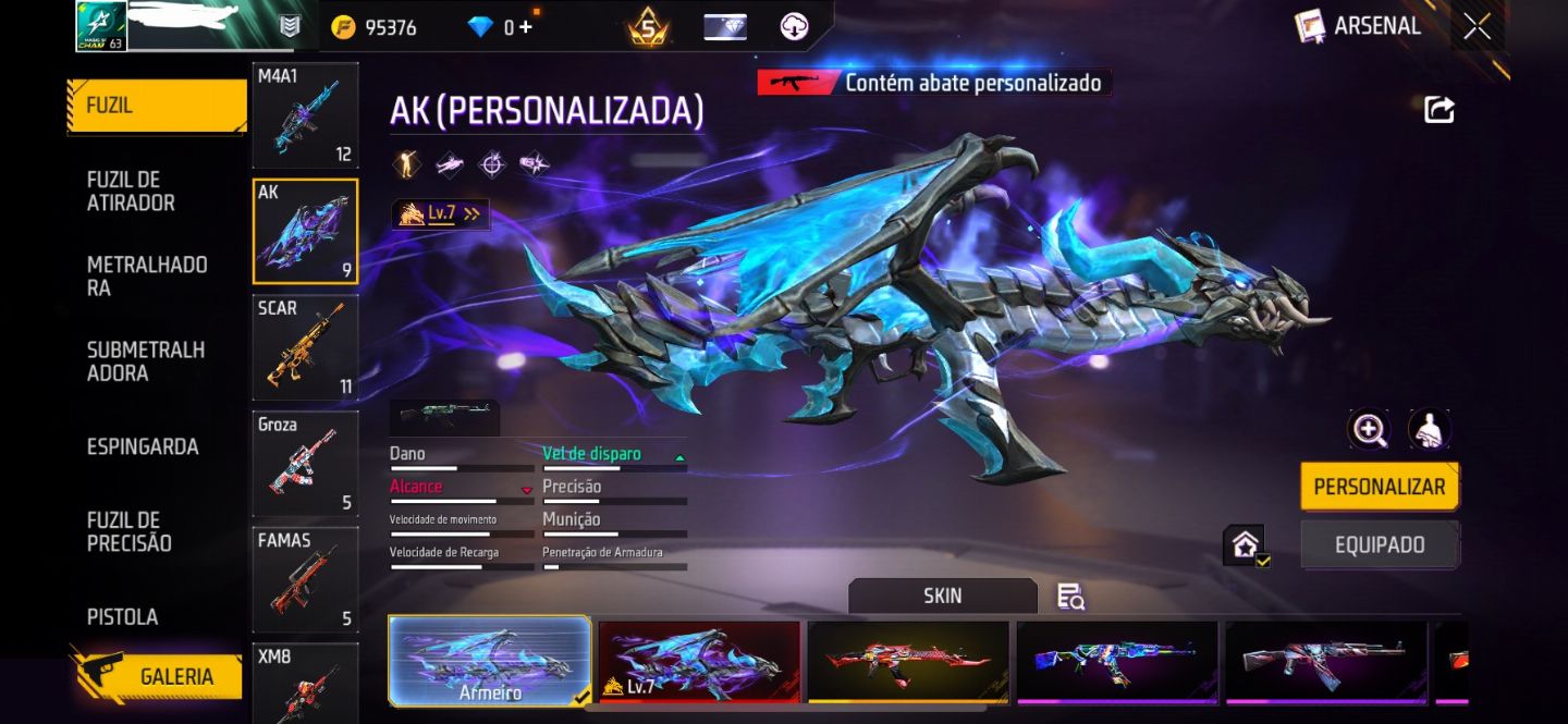 CONTA DE FREE FIRE MUITO ANTIGA - FULL ACESSO - ENTREGA AUTOMÁTICA!!