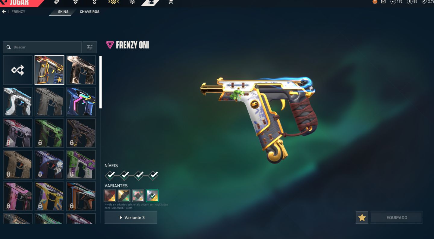 Conta Valorant ascendente 3 com 5 facas e varias outras skins de armas