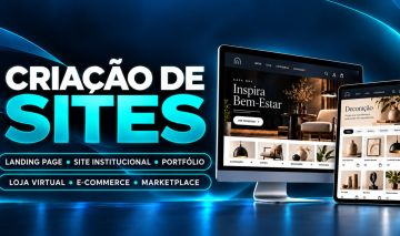 Criação de Sites: Landing Page, Institucional, Loja Virtual e Marketplace