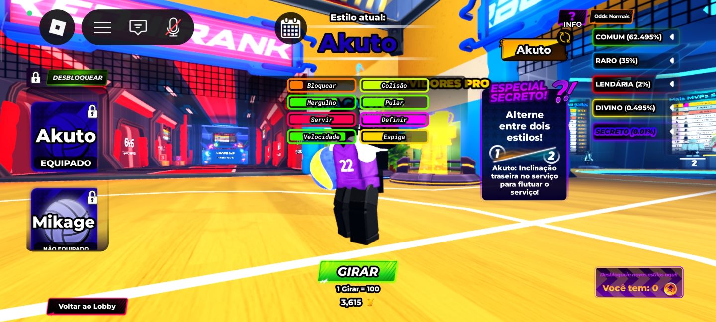 Conta de Roblox (VBL) com varios secretos