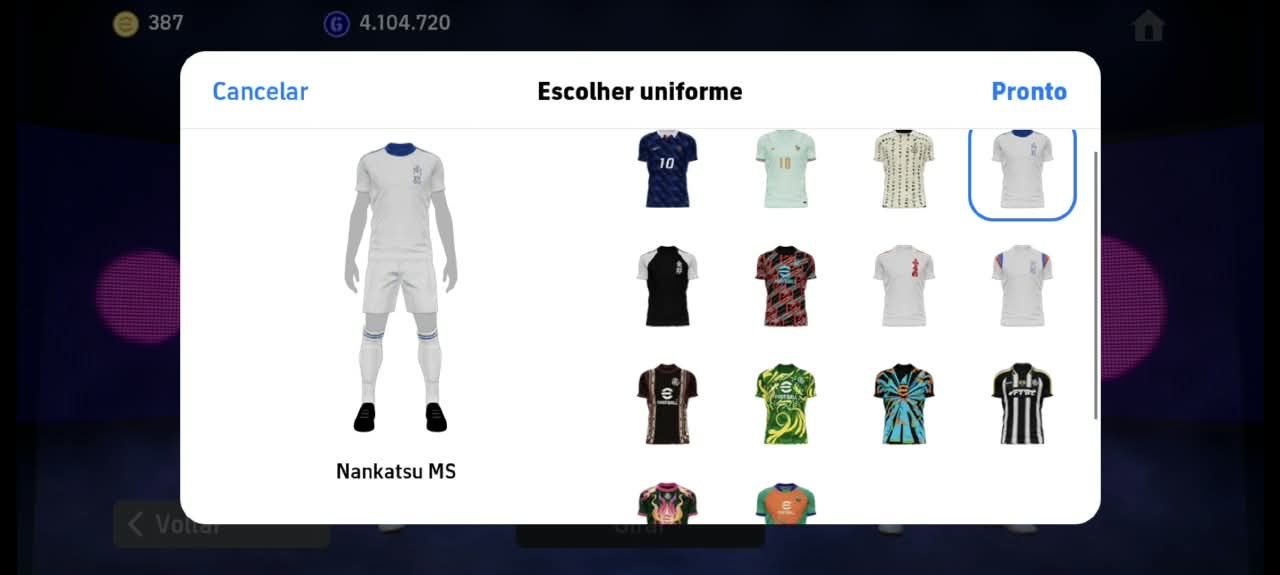Conta eFootball Mobile | Força Coletiva 3237 | Elenco Forte | Jogadores 100+