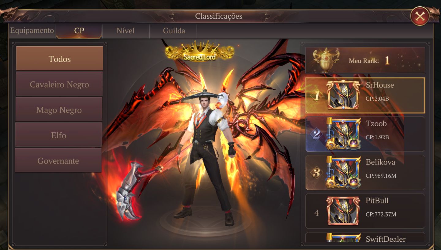 MU DARK EPOCH BK INI 2.040b Top1 - lvl 610 mestre T10 - VIP15