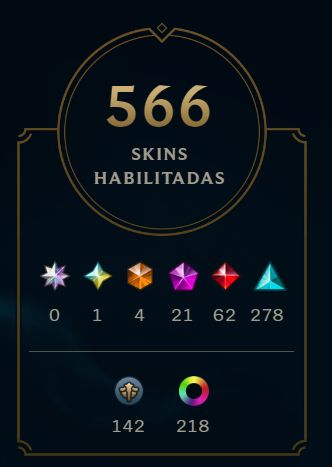 Conta de LoL, Platina IV Flex