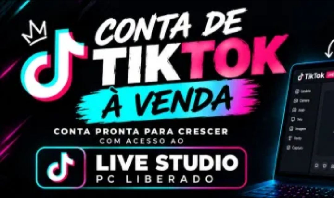 CONTA TIKTOK COM LIVE STUDIO PC