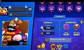 CONTA BRAWL STARS FULL - LENDÁRIA - 115.986 TROFÉUS/MESTRE