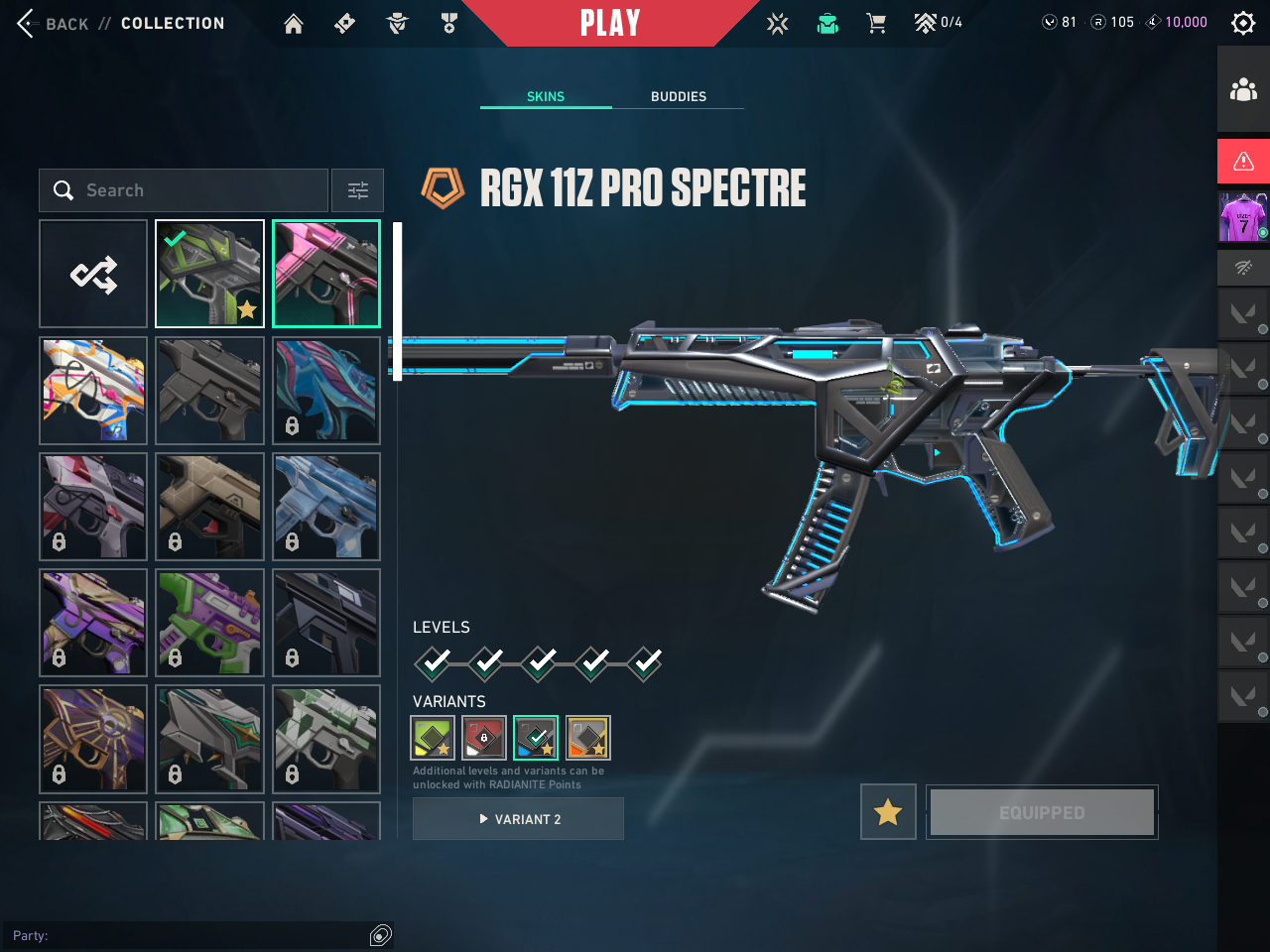 CONTA VALORANT 900 GASTOS, COM MUITAS SKINS BOAS