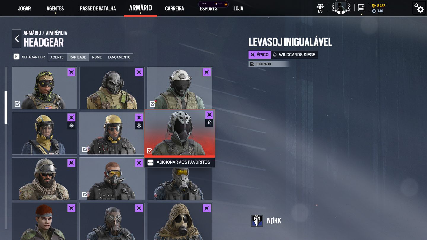 Conta Rainbow Six com Skins Universais , Adicionais Universais, Agentes,level 99