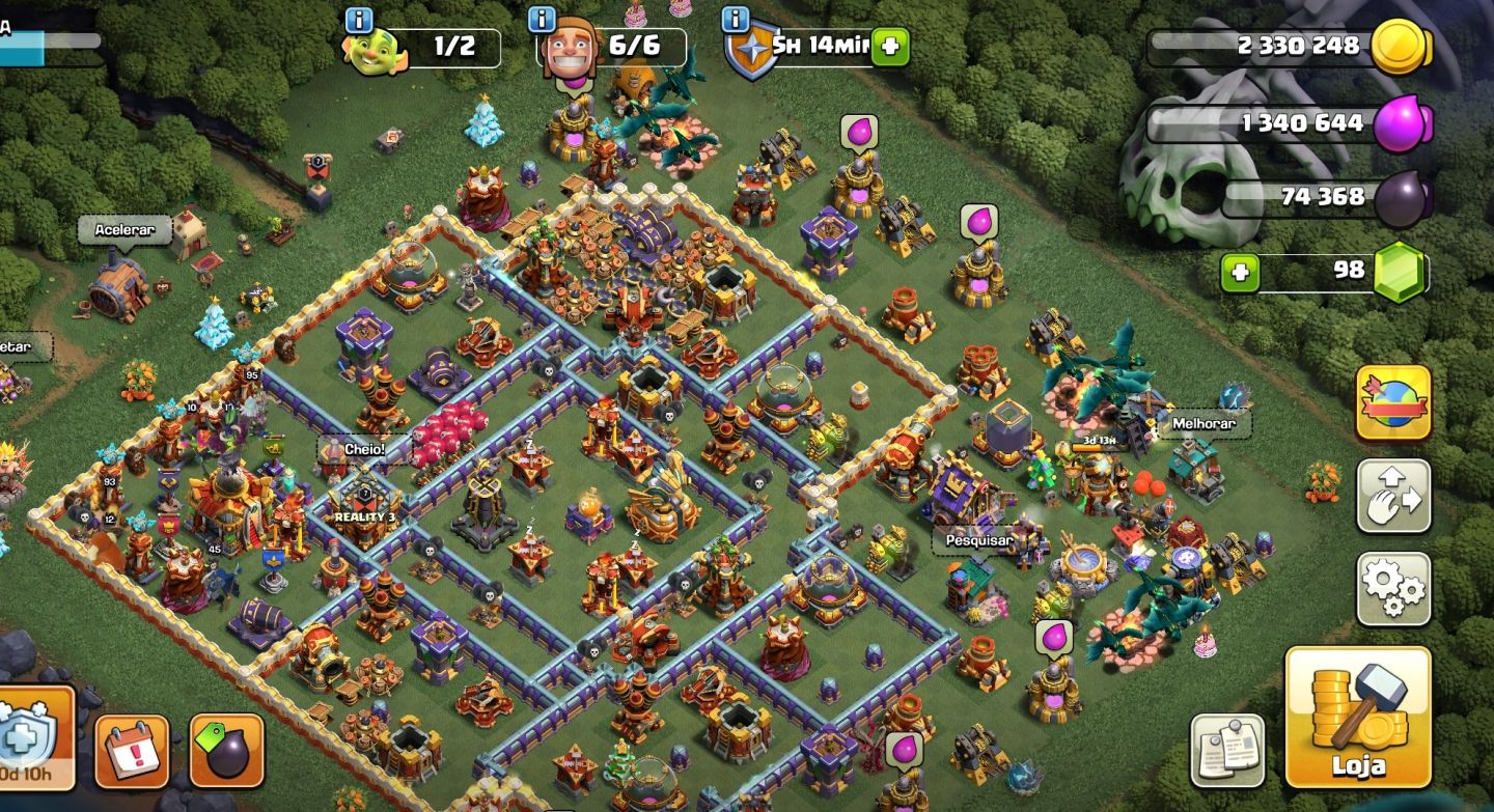 Conta de clash of clans Rara