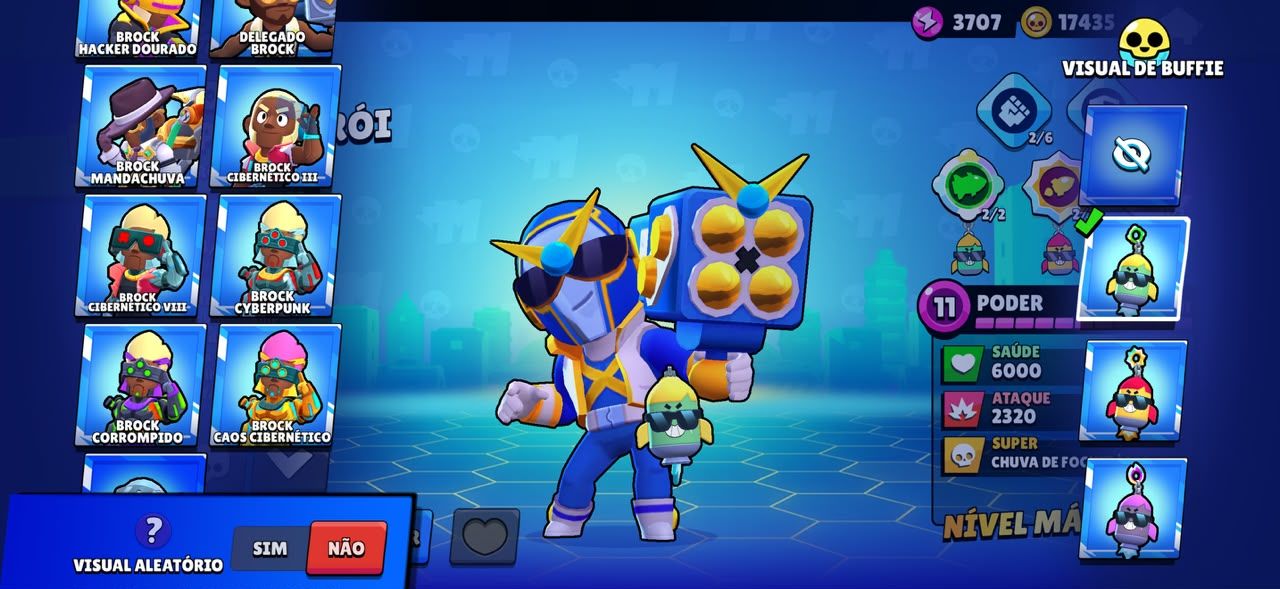 Conta de Brawl Stars 124k de Troféus e Fama alienígena